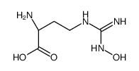 (2S)-2-amino-4-[[amino-(hydroxyamino)methylidene]amino]butanoic acid