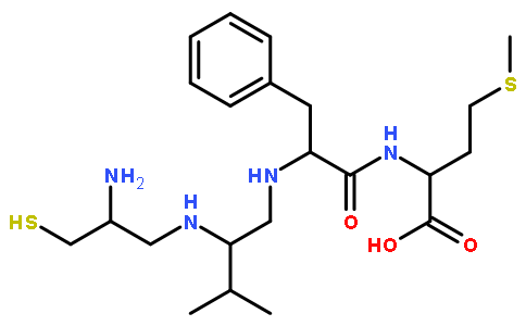 N-[(2S)-((2R)-2-氨基-3-巯基丙基氨基)-3-甲基丁基]-L-苯丙氨酰-L-蛋氨酸