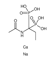 Phosphonic acid, [1-(acetylamino)propylidene]bis-, calcium sodium salt (1:1:1)