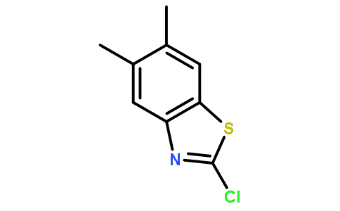 苯并噻唑,2-氯-5,6-二甲基- (9CI)