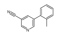 5-(2-methylphenyl)pyridine-3-carbonitrile