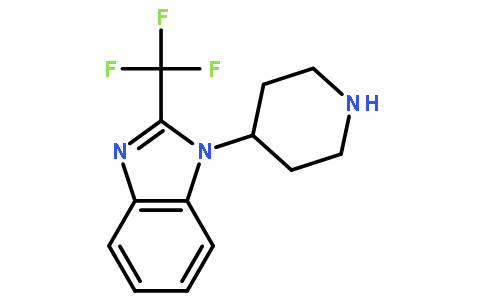 1-(4-哌啶基)-2-三氟甲基-1H-苯并咪唑