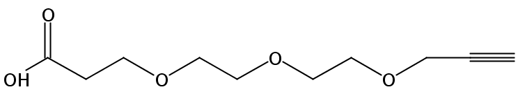 丙炔基-二聚乙二醇-羧酸
