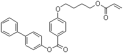 4-[4-[(1-氧代-2-丙烯基)氧基]丁氧基]-苯甲酸 联苯-4-基酯