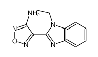 4-(1-ethylbenzimidazol-2-yl)-1,2,5-oxadiazol-3-amine