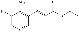 3-(4-氨基-5-溴吡啶-3-基)丙烯酸乙酯