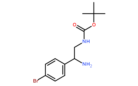 [2-氨基-2-(4-溴-苯基)-乙基]-氨基甲酸叔丁酯盐酸盐