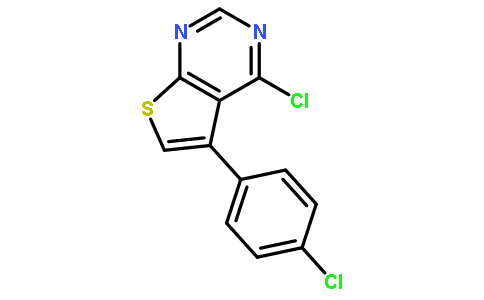 4-氯-5-(4-氯苯基)噻吩并[2,3-d]嘧啶