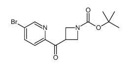 tert-butyl 3-[(5-bromopyridin-2-yl)carbonyl]azetidine-1-carboxylate
