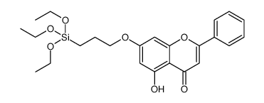 4H-1-Benzopyran-4-one, 5-hydroxy-2-phenyl-7-[3-(triethoxysilyl)propoxy]