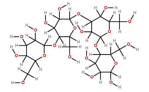 32-β-D-纤维素二糖基-纤维二糖+ 33-β-D-葡糖基-纤维三糖