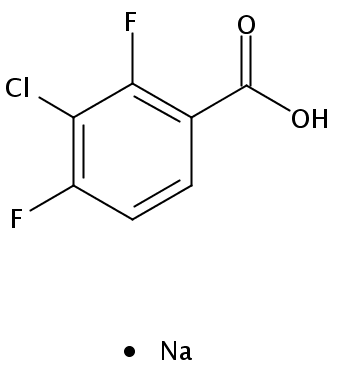 Sodium 3-chloro-2,4-difluorobenzoate