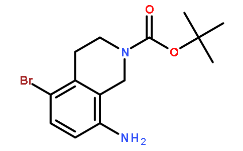 8-氨基-5-溴-3,4-二氢-2(1H)-异喹啉羧酸 1,1-二甲基乙酯