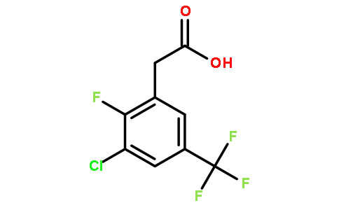 3-氯-2-氟-5-(三氟甲基)苯乙酸