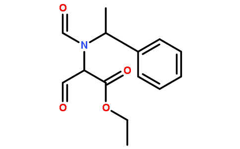 乙基 N-甲酰基-3-羰基-N-(1-苯基乙基)-丙氨酸酸酯