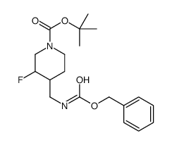 2-Methyl-2-propanyl 4-({[(benzyloxy)carbonyl]amino}methyl)-3-fluo ro-1-piperidinecarboxylate