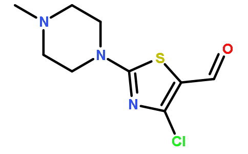 4-氯-2-(1-甲基-4-哌嗪基)-5-噻唑甲醛
