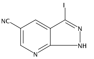 3-Iodo-1H-pyrazolo[3,4-b]pyridine-5-carbonitrile