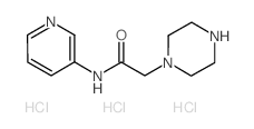 2-(Piperazin-1-yl)-acetic acid N-pyridin-3-yl-amide x 3 HCl