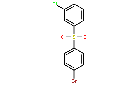 1-溴-4-[(3-氯苯基) 磺酰基]-苯