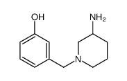 3-[(3-aminopiperidin-1-yl)methyl]phenol