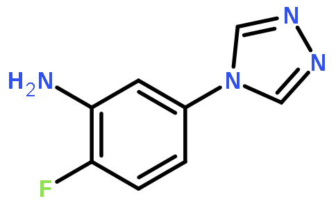 2-氟-5-(4H-1,2,4-三唑-4-基)苯胺