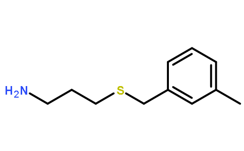 3-[(3-methylphenyl)methylsulfanyl]propan-1-amine