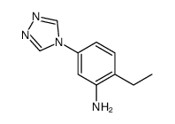 2-ethyl-5-(1,2,4-triazol-4-yl)aniline