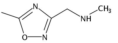 N-Methyl-1-(5-methyl-1,2,4-oxadiazol-3-yl)methanamine