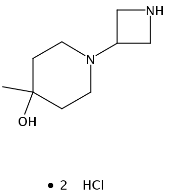 1-(Azetidin-3-yl)-4-methylpiperidin-4-ol dihydrochloride