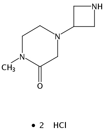 4-(Azetidin-3-yl)-1-methylpiperazin-2-one dihydrochloride
