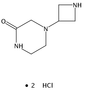 4-(Azetidin-3-yl)piperazin-2-one dihydrochloride