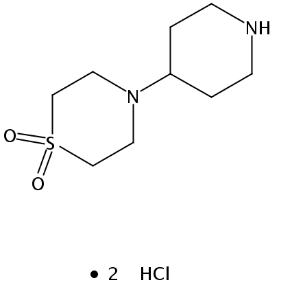 4-(Piperidin-4-yl)thiomorpholine 1,1-dioxide dihydrochloride