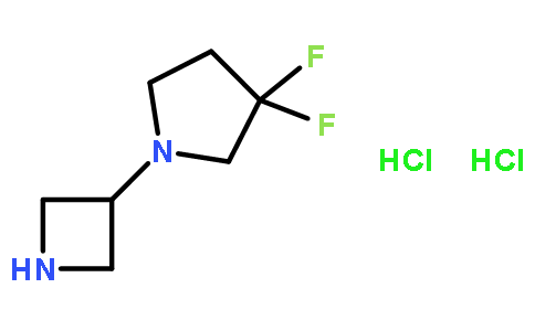 1-(azetidin-3-yl)-3,3-difluoropyrrolidine