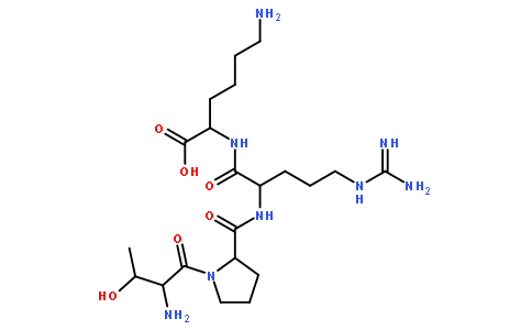 (2S)-6-amino-2-[[(2S)-2-[[(2S)-1-[(2S,3R)-2-amino-3-hydroxy-butanoyl]pyrrolidine-2-carbonyl]amino]-5-(diaminomethylideneamino)pentanoyl]amino]hexanoic acid