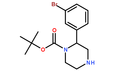 1-Boc-2-(3-溴苯基)哌嗪
