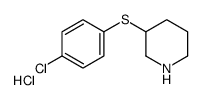 3-(4-chlorophenyl)sulfanylpiperidine