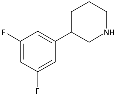 3-(3,5-difluorophenyl)piperidine