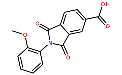 2-(2-甲氧基苯基)-1,3-二氧代-5-异吲哚羧酸
