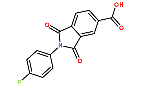 2-(4-氟-苯基)-1,3-二氧代-2,3-二氢-1H-异5-吲哚甲酸