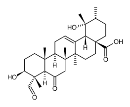 3,19-Dihydroxy-6,23-dioxo-12-ursen-28-oic acid