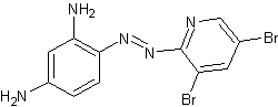 4-(3,5-二溴-2-吡啶偶氮)-1,3-苯二胺