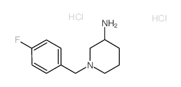 1-[(4-fluorophenyl)methyl]piperidin-3-amine,dihydrochloride