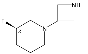 (R)-1-(Azetidin-3-yl)-3-fluoropiperidine