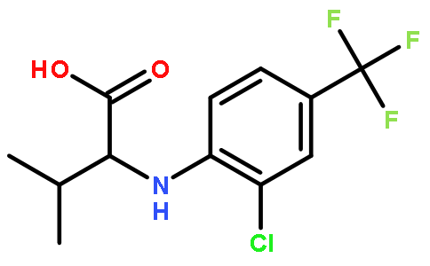 2-[2-氯-4-(三氟甲基)苯胺基]-3-甲基丁酸