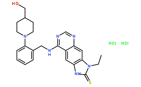 Thioquinapiperifil dihydrochloride