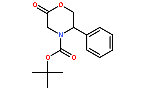 (5S)-N-(叔丁氧羰基)-3,4,5,6-四氫-5-苯基-4(H)-1,4-惡嗪-2-酮