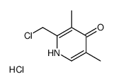 2-(Chloromethyl)-3,5-dimethyl-4(1H)-pyridinone hydrochloride (1:1 )
