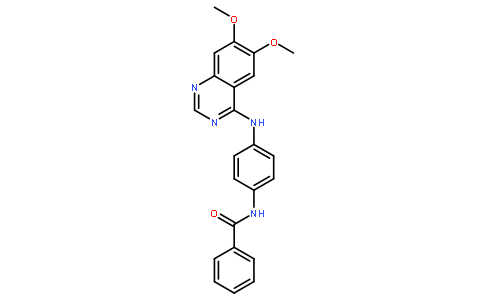 苯甲酰胺，N-〔4-〔（6,7-二甲氧基-4-喹唑啉基）氨基]苯基]-