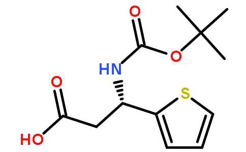 BOC-(S)-3-AMINO-3-(2-THIENYL)-PROPIONIC ACID